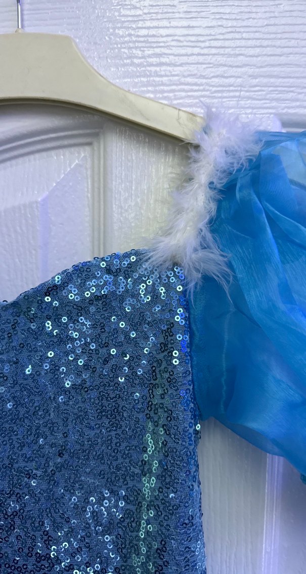 11 YAŞ 3 PARÇA ELSA KOSTÜMÜ - Görsel 3