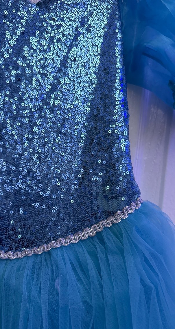 11 YAŞ 3 PARÇA ELSA KOSTÜMÜ - Görsel 5