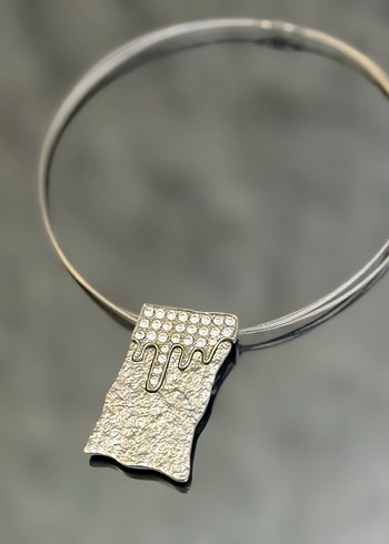 Modern Kısa Tokalı Kadın Kolye - Görsel 2