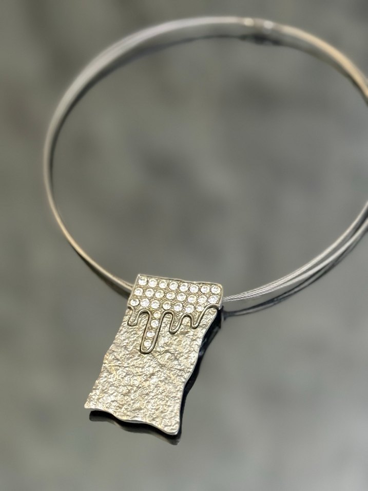 Modern Kısa Tokalı Kadın Kolye - Görsel 2