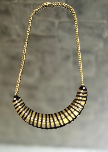 Zincir Detaylı  Kadın Kolye - Görsel 2