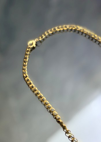 Zincir Detaylı  Kadın Kolye - Görsel 6