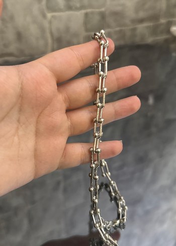 Zincir Detaylı Midi Kadın Kolye - Görsel 2