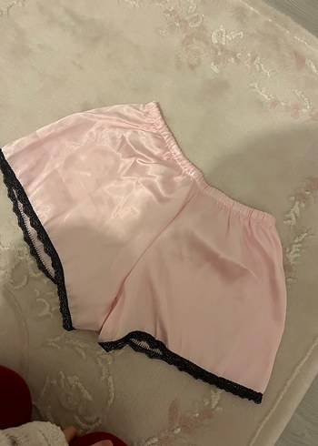 Pembe Mini Kadın Şortlu Pijama - Görsel 2