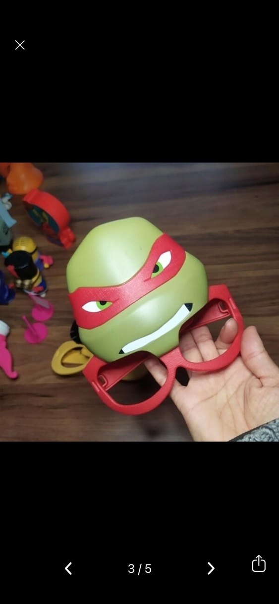 Renkli Karakter Temalı Oyuncak Gözlükler - Görsel 2