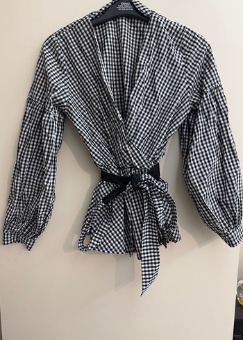 Desenli bluz kareli - Görsel 2