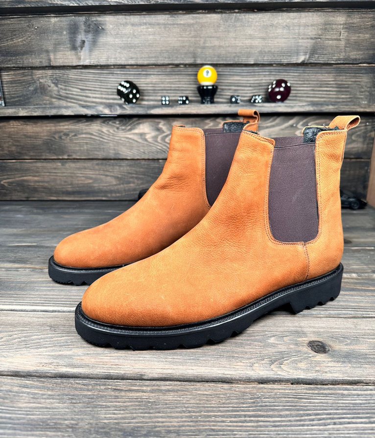 Erkek Süet Kahverengi Chelsea Bot - Görsel 2