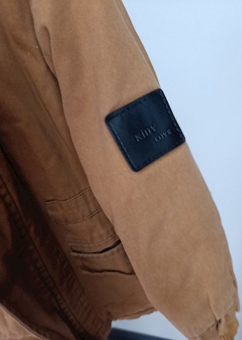 Kürklü Kahverengi Süet Erkek Çocuk Mont - Görsel 2