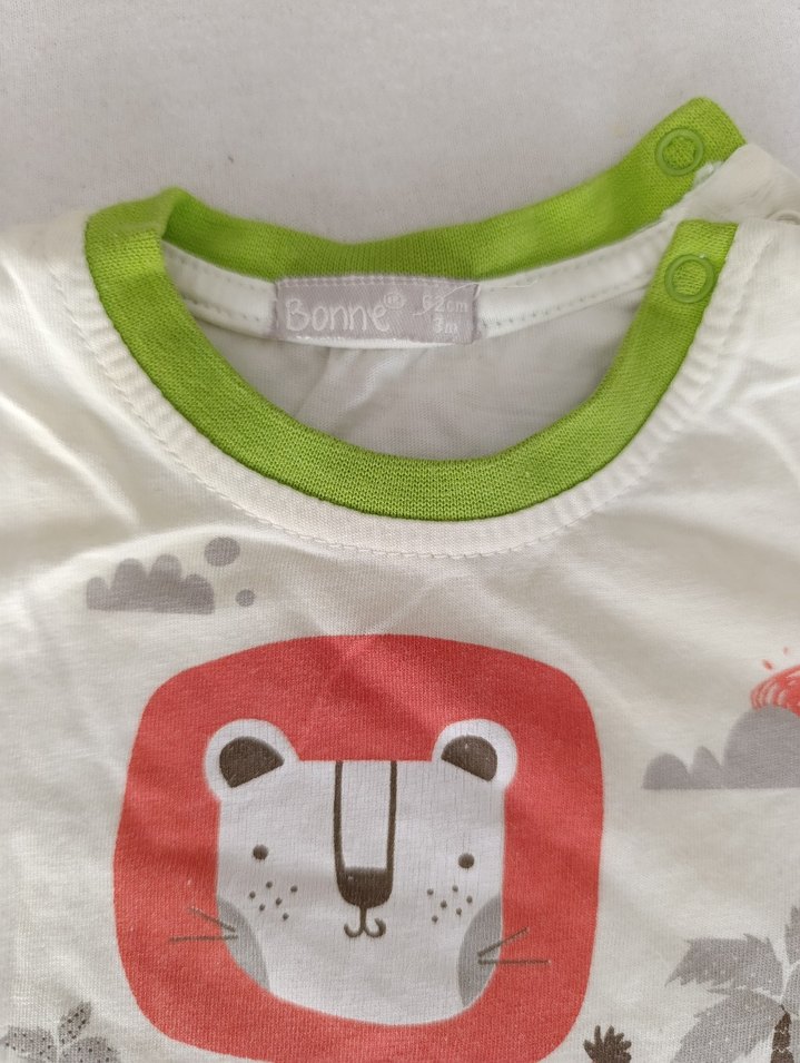 Yeşil Baskılı Pamuklu Çocuk Uyku Tulumu - Görsel 2