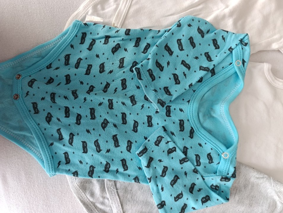 Bebek Erkek Kısa Kollu Pamuklu Body Seti - Görsel 2