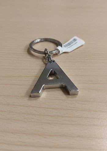 Taşlı ve Gümüş Harfli Anahtarlık (AZ Tüm Harfler Mevcut) - Görsel 3