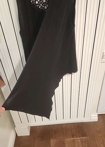 Deri Dantel Detaylı Siyah Kadın Yelek - Görsel 5