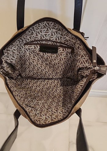 Kahverengi Süet Kadın Çanta - Görsel 4