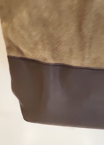 Kahverengi Süet Kadın Çanta - Görsel 3