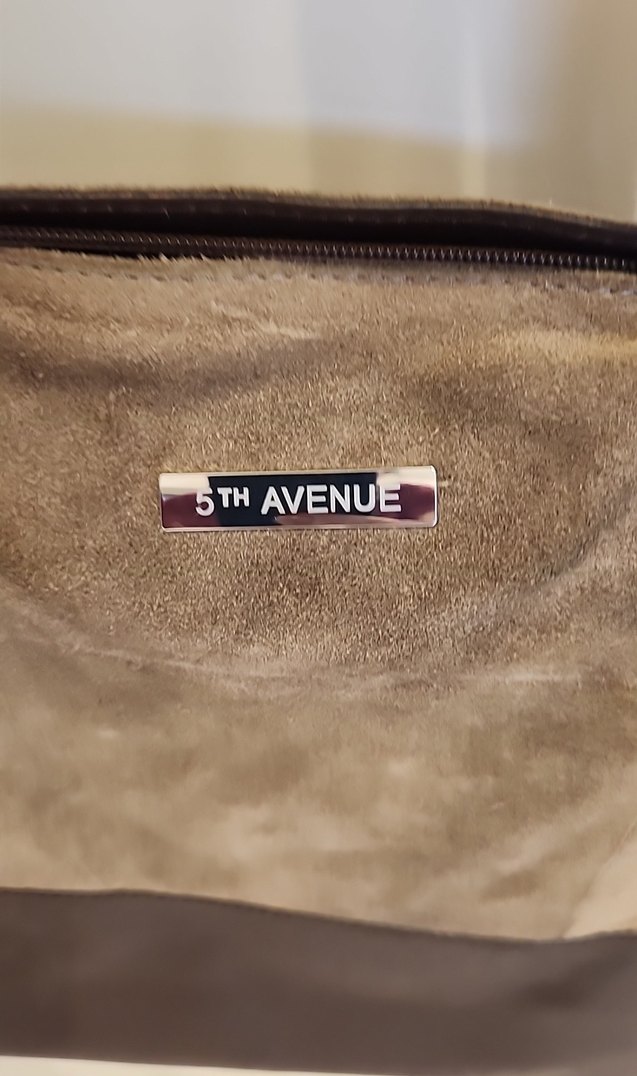 Kahverengi Süet Kadın Çanta - Görsel 2