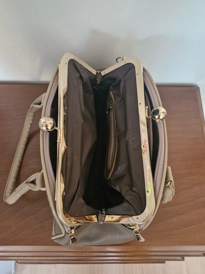 Askılı Bej Kadın Çantası - Görsel 4