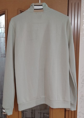 Yeşil Yüksek Yakalı Fermuarlı Erkek Eşofman üstü - Görsel 5