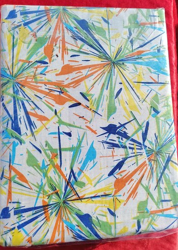 Pamuk Renkli Soyut Desenli Nevresim Takımı - Görsel 3