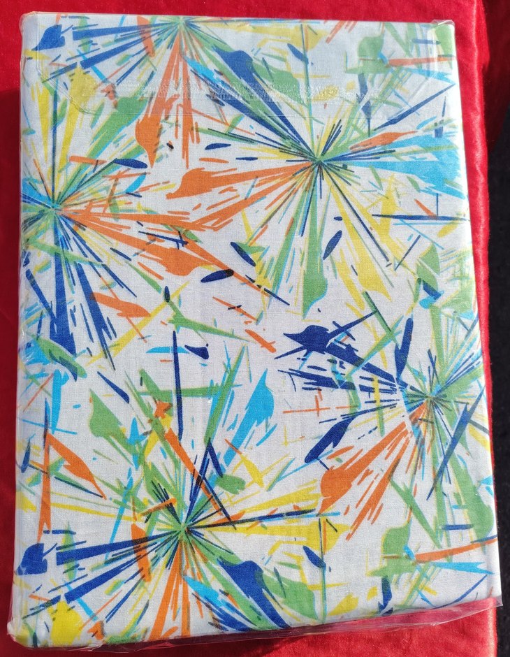 Pamuk Renkli Soyut Desenli Nevresim Takımı - Görsel 3