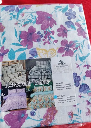 Pamuk Pastel Renkli Baskılı Nevresim Takımı - Görsel 2