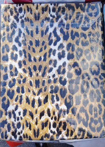 PamukKahverengi Leopar Desenli Nevresim Seti - Görsel 3