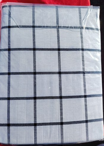 Pamuk, Gri Ekose Desenli Çift Kişilik Nevresim Takımı - Görsel 3