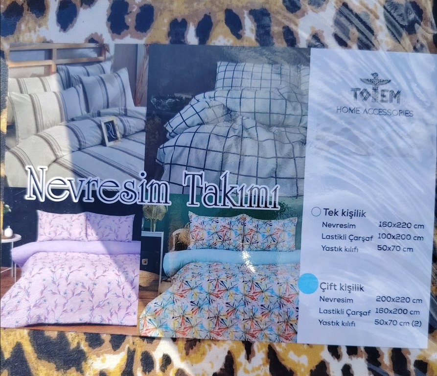 PAMUK Çift Kişilik Lastikli Nevresim Takımı - Görsel 4
