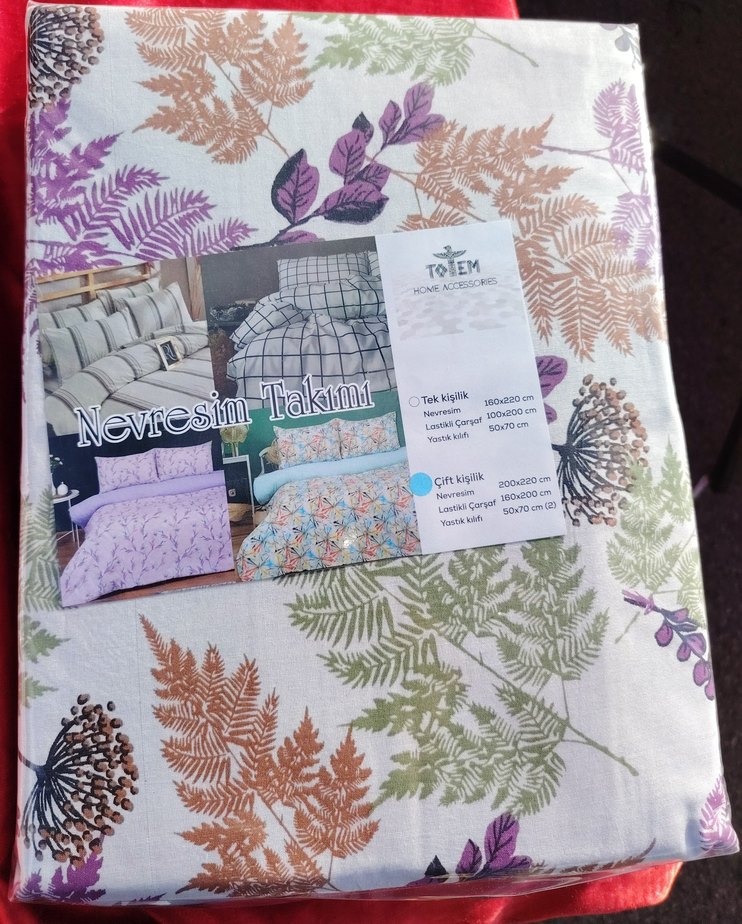 Pamuk Çok Renkli Baskılı Nevresim Takımı - Görsel 2