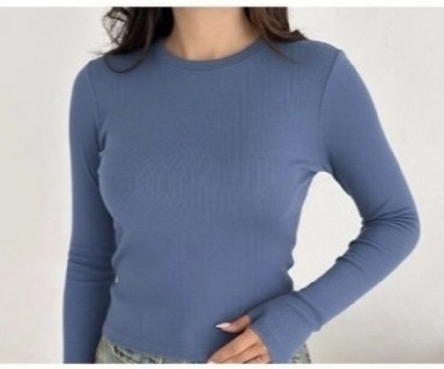 Kadın Uzun Kollu İnce Body - Görsel 3