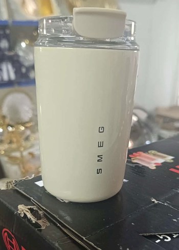 Mor Smeg Wall Mug Termos - Görsel 3