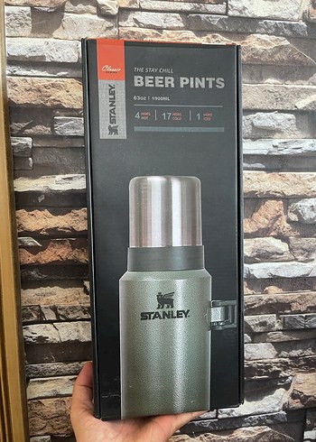 Stanley Parlak Haki Termos 1900ML - Görsel 2