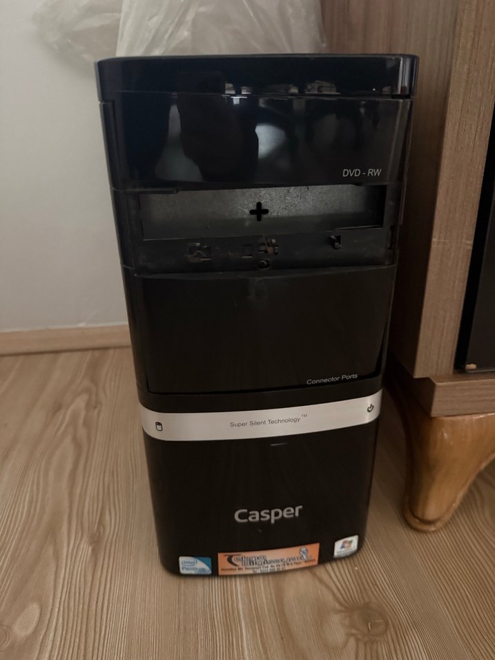 Casper Siyah Masaüstü Bilgisayar Kasası - Görsel 3