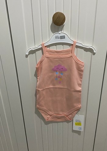 Bebek Kız Çok Renkli Askılı Body - Görsel 2