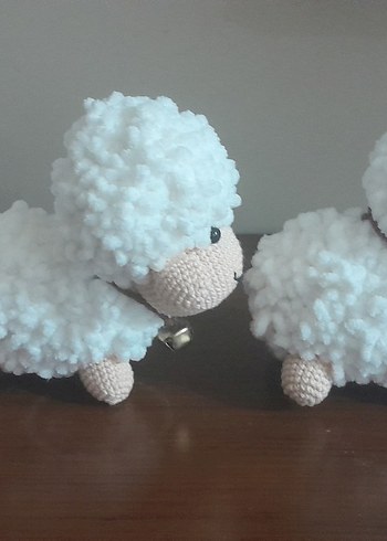 Beyaz Peluş Koyun Oyuncak - Görsel 2