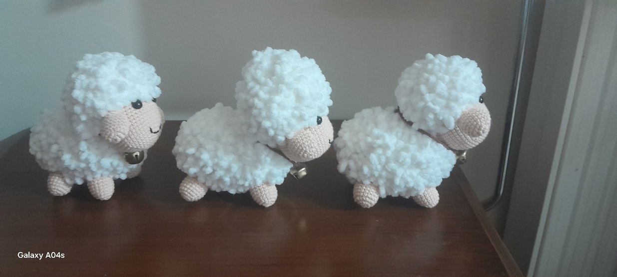 Beyaz Peluş Koyun Oyuncak - Görsel 2