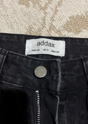 Addax Siyah Normal Kesim Denim Kadın Pantolon - Görsel 2