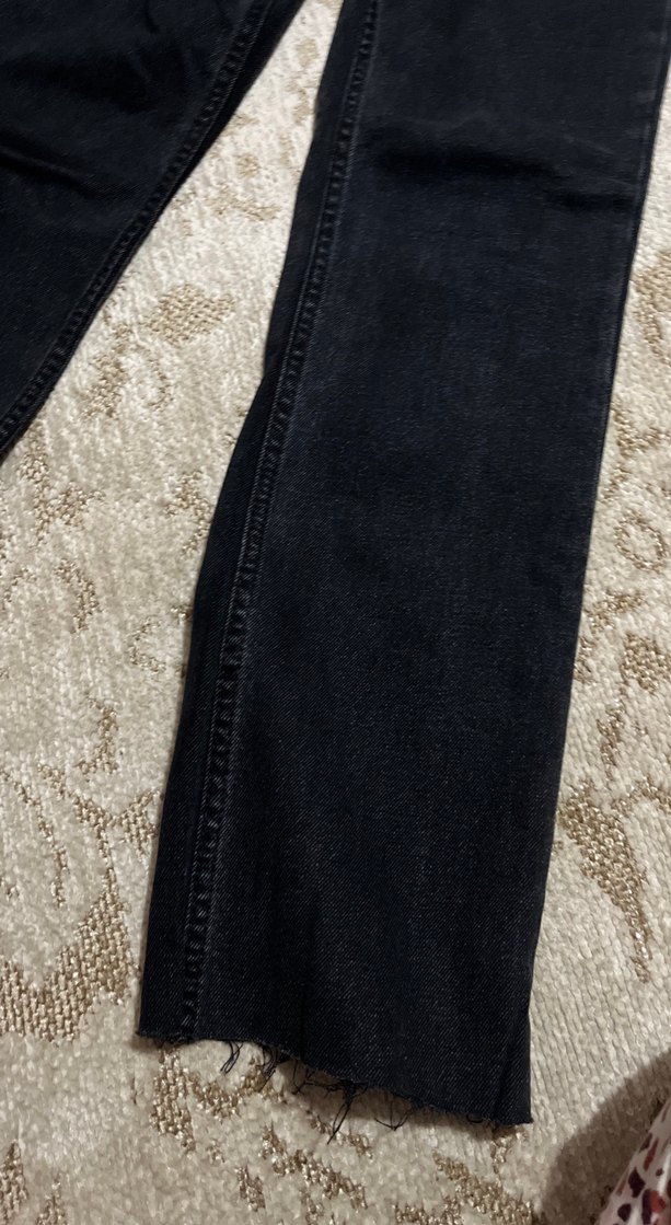 Addax Siyah Normal Kesim Denim Kadın Pantolon - Görsel 3