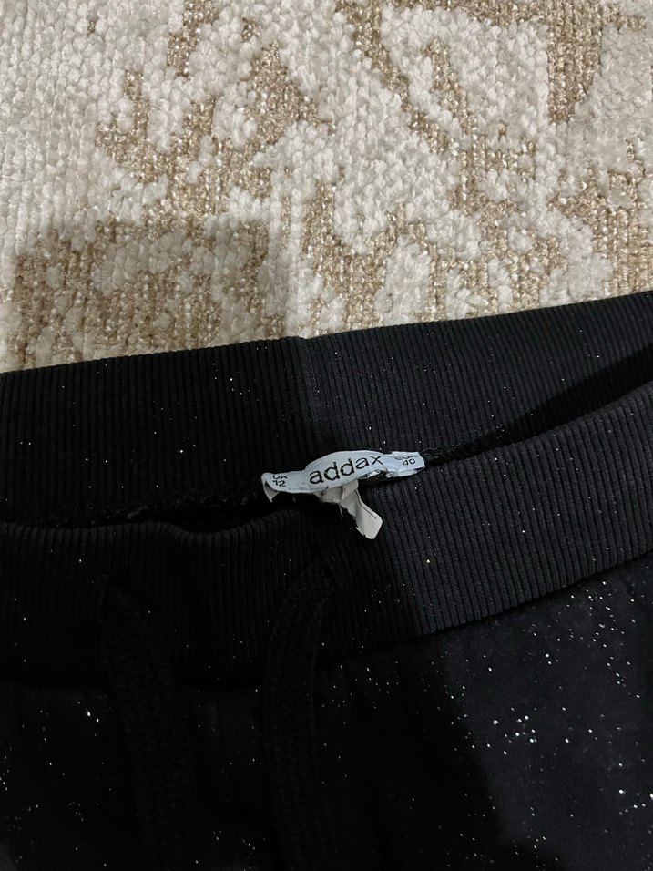 Siyah Kadın Suni Kürk Detaylı Rahat eşofman - Görsel 2