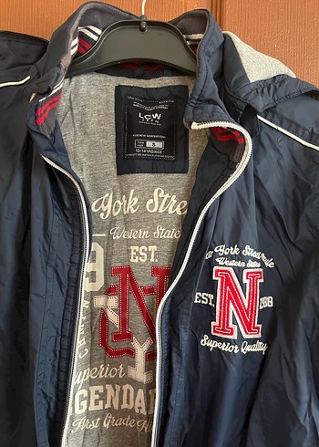 Gri Baskılı Erkek Streetwear mont - Görsel 2