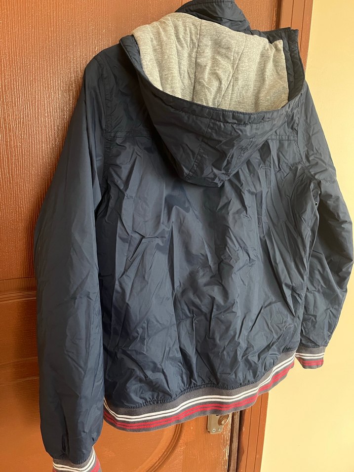 Gri Baskılı Erkek Streetwear mont - Görsel 3