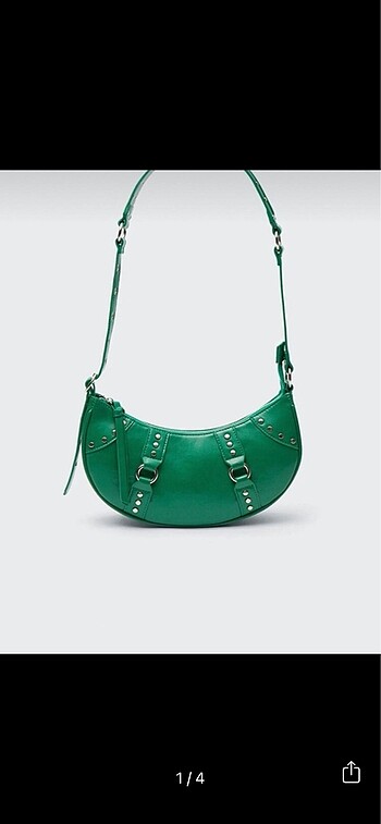 Stradivarius yeşil çanta