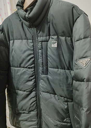 Fermuarlı Siyah Erkek Mont - Görsel 3