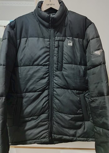 Fermuarlı Siyah Erkek Mont - Görsel 2