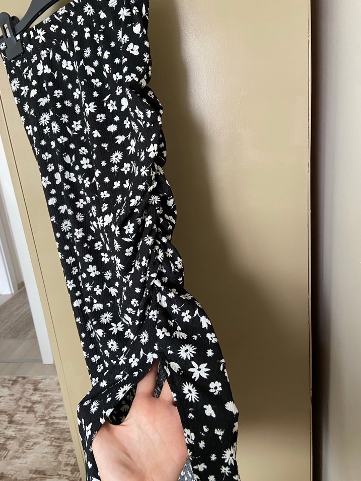 Yırtmaçlı Midi Etek - Görsel 2