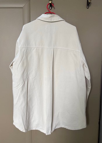 Krem Gömlek Ceket - Görsel 5