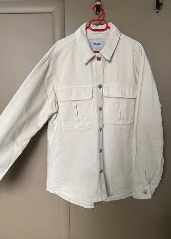 Krem Gömlek Ceket - Görsel 2