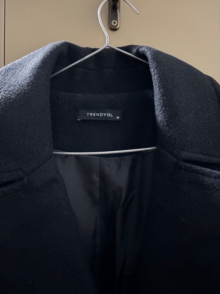 Siyah Kemerli Uzun Kaban - Görsel 3