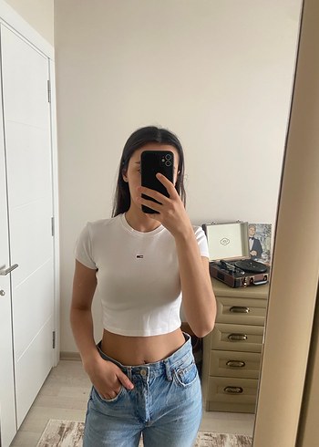 Beyaz Basic Crop - Görsel 2
