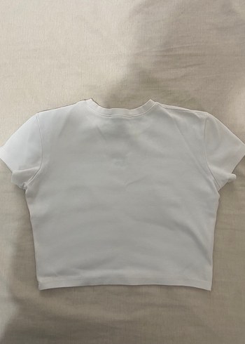 Beyaz Basic Crop - Görsel 4