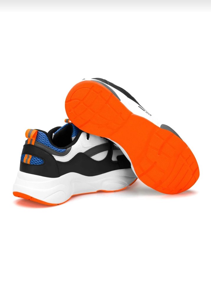 Renkli Bağcıklı Erkek Spor Ayakkabı - Görsel 2